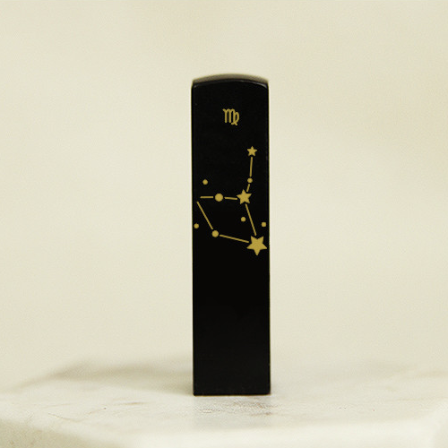 Virgo Zodiac Seal – Black Stone
