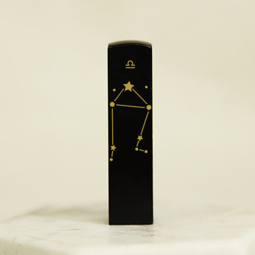Libra Zodiac Seal – Black Stone