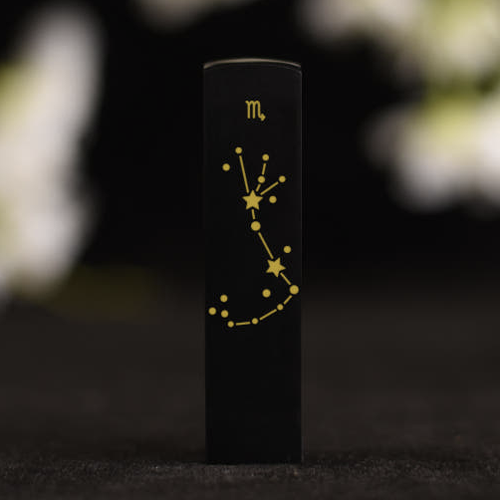 Scorpio Zodiac Seal – Black Stone
