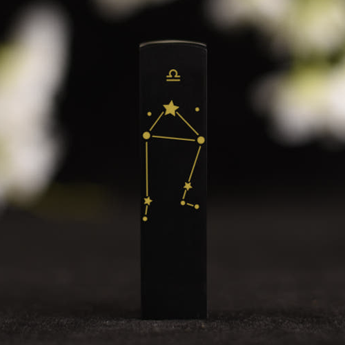Libra Zodiac Seal – Black Stone
